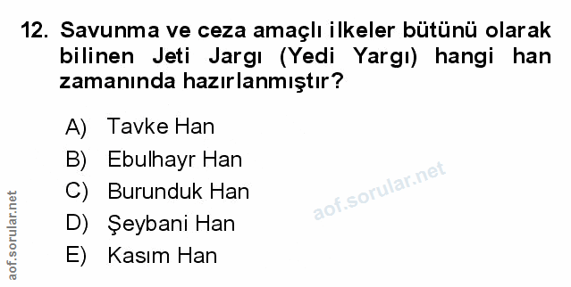 Soru 12