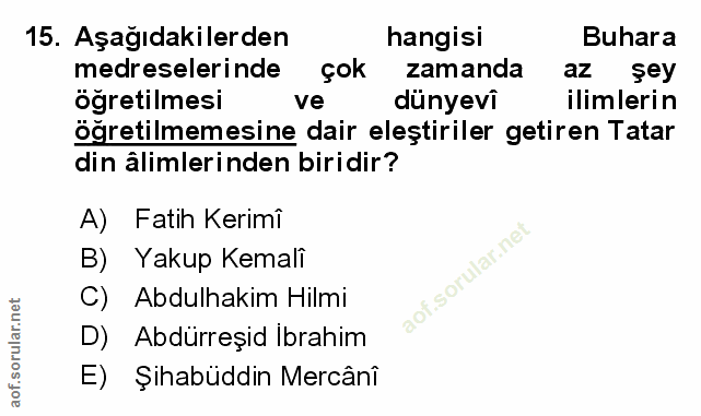 Soru 15