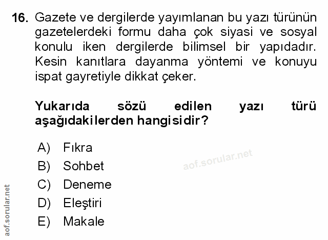 Soru 16