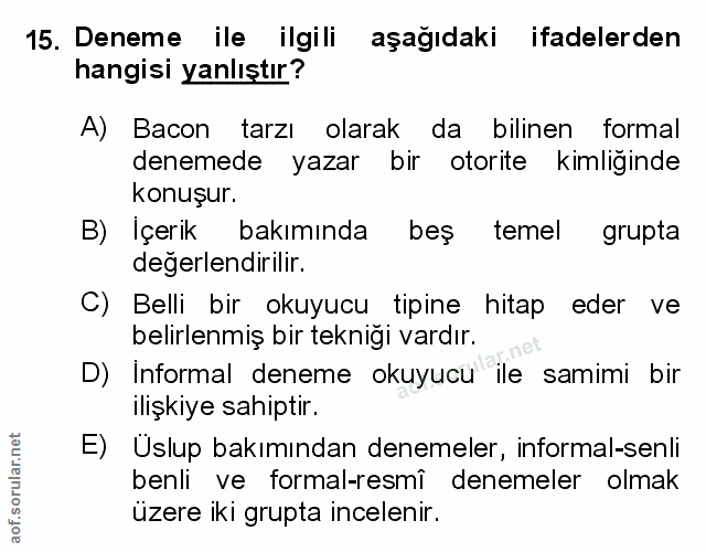 Soru 15