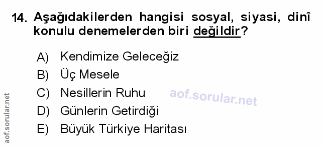 Soru 14