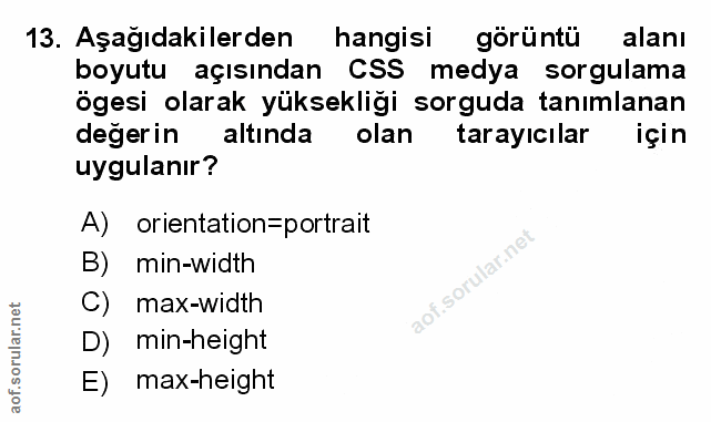 Soru 13