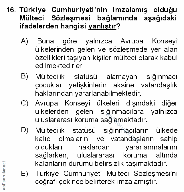 Soru 16
