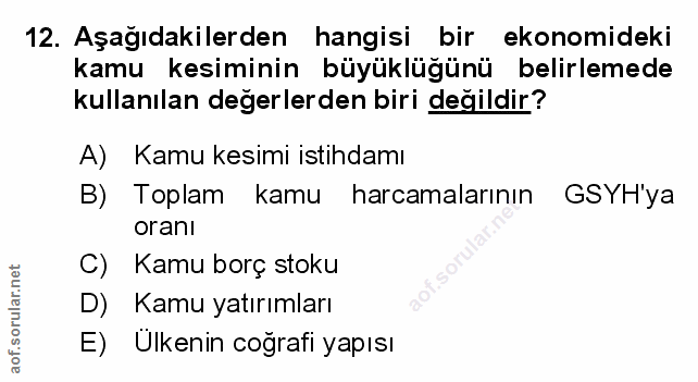 Soru 12