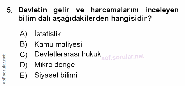 Soru 5