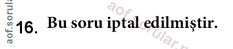 Soru 16