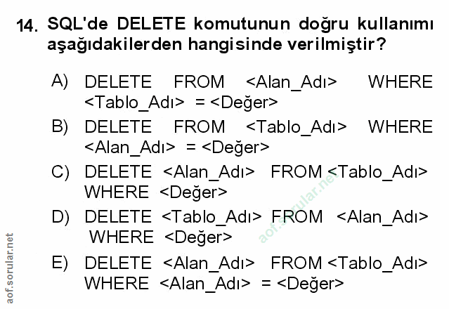 Soru 14