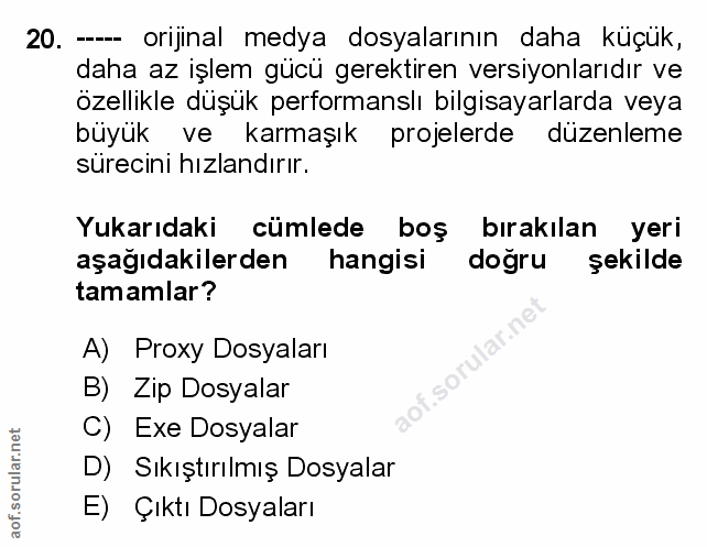 Soru 20