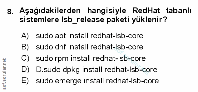 Soru 8