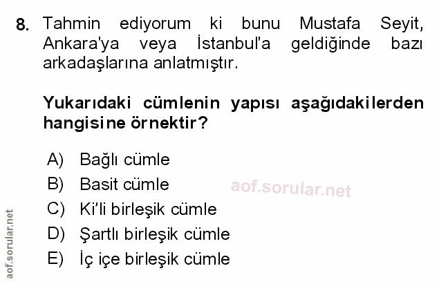 Soru 8