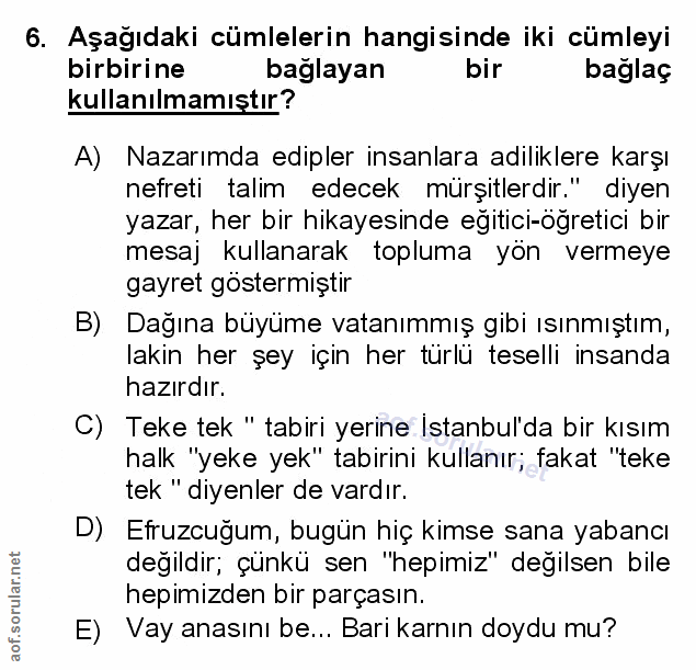 Soru 6