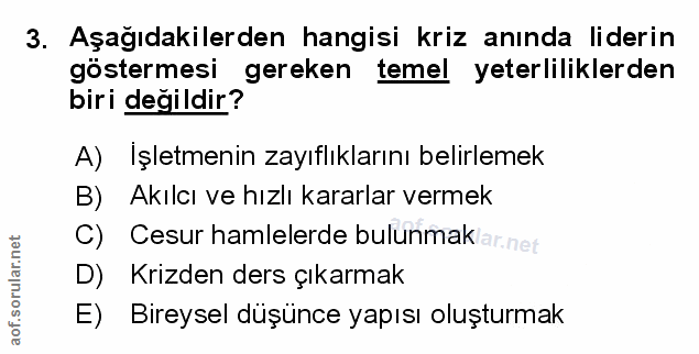 Soru 3