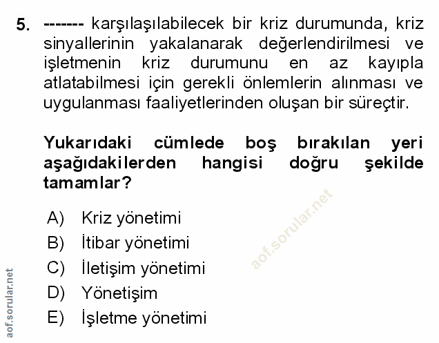 Soru 5
