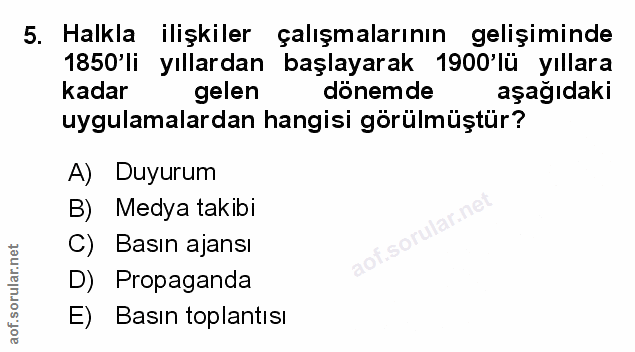 Soru 5