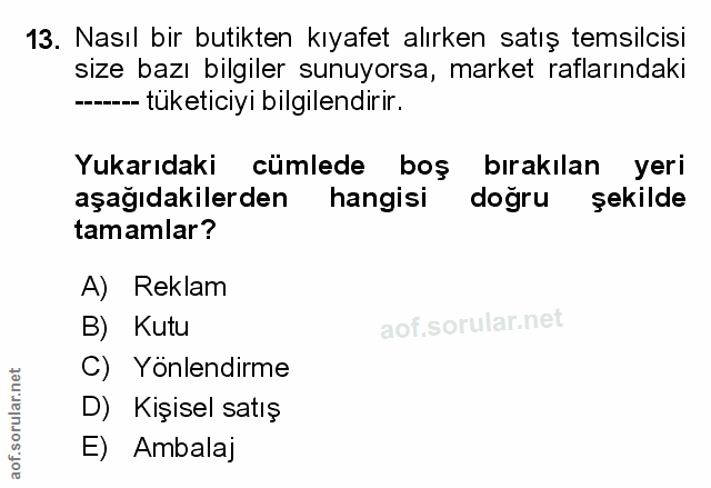 Soru 13