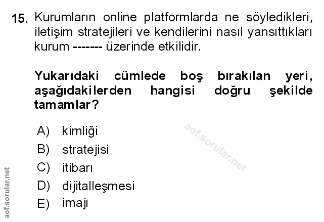 Soru 15