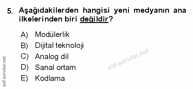 Soru 5