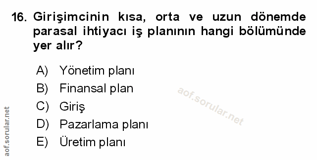 Soru 16