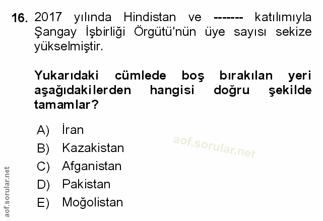 Soru 16