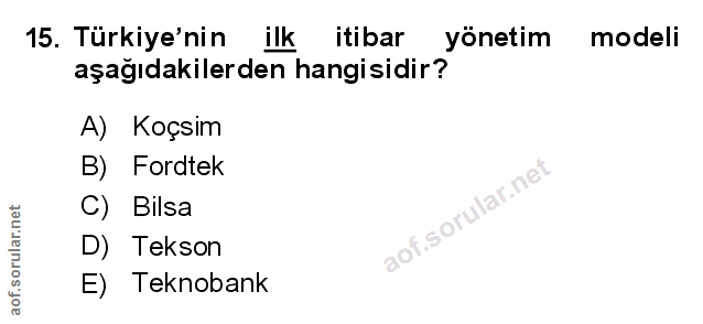 Soru 15