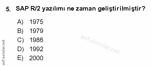 Soru 5