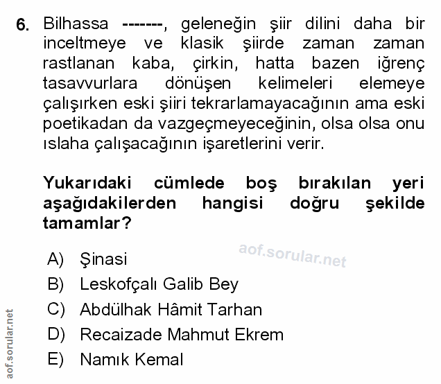 Soru 6