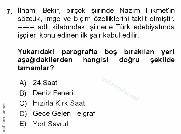Soru 7