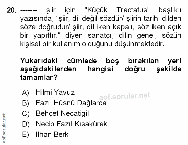 Soru 20