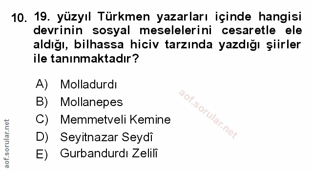 Soru 10