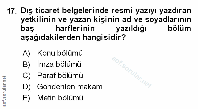 Soru 17