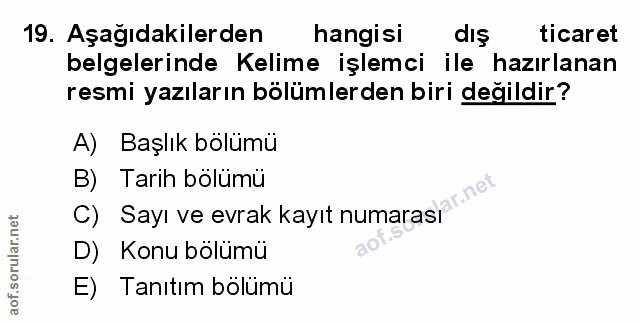 Soru 19