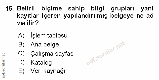 Soru 15