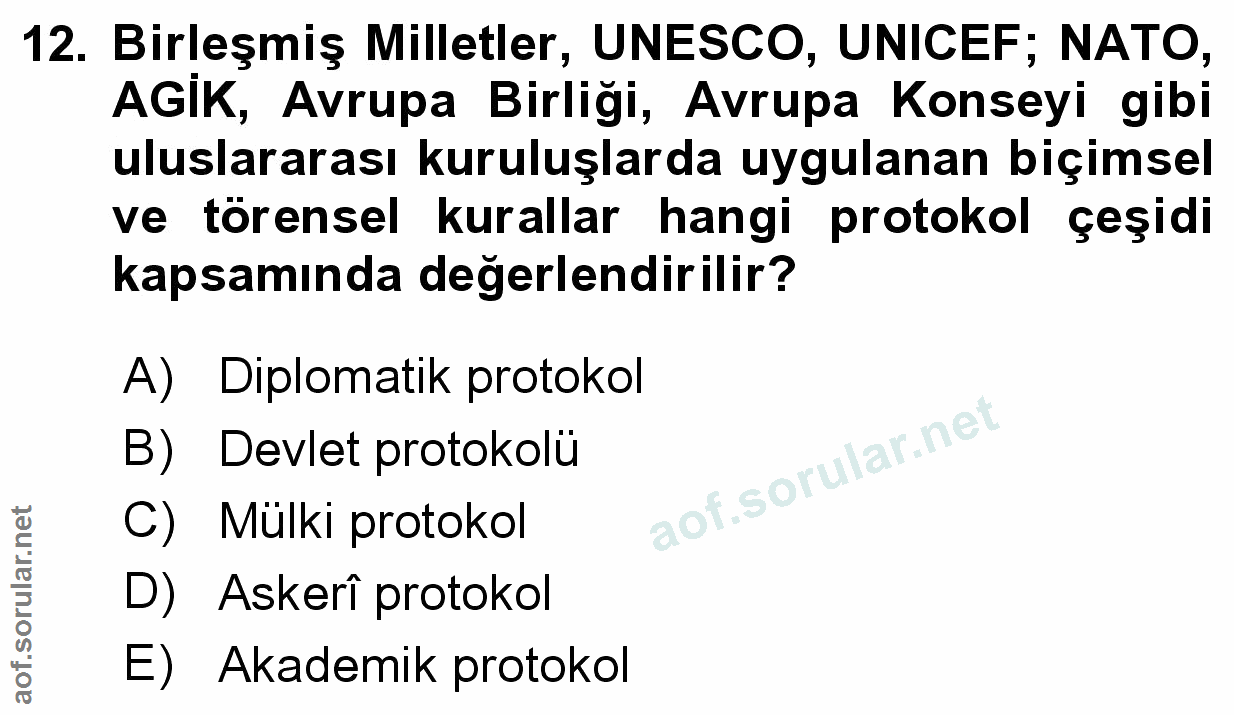 Soru 12