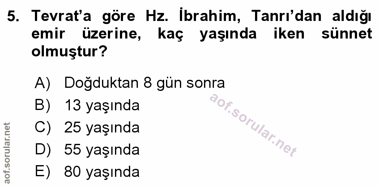 Soru 5