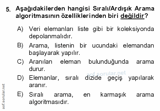 Soru 5
