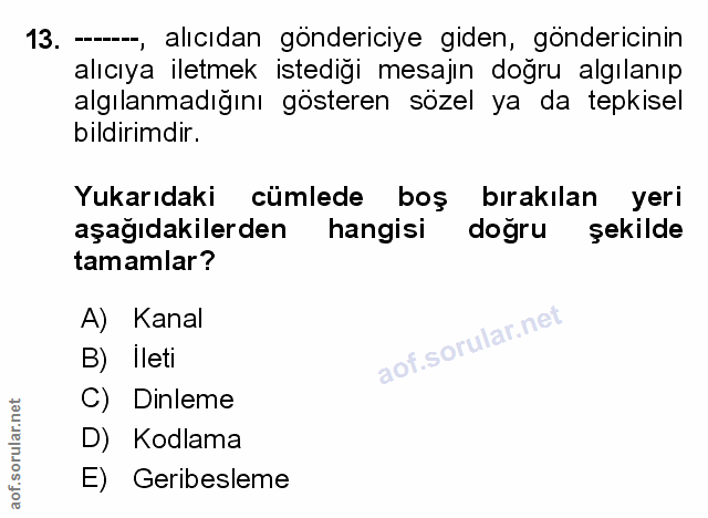 Soru 13