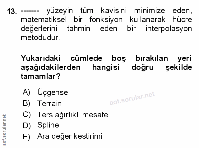 Soru 13