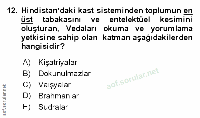Soru 12
