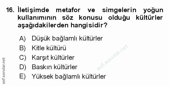 Soru 16