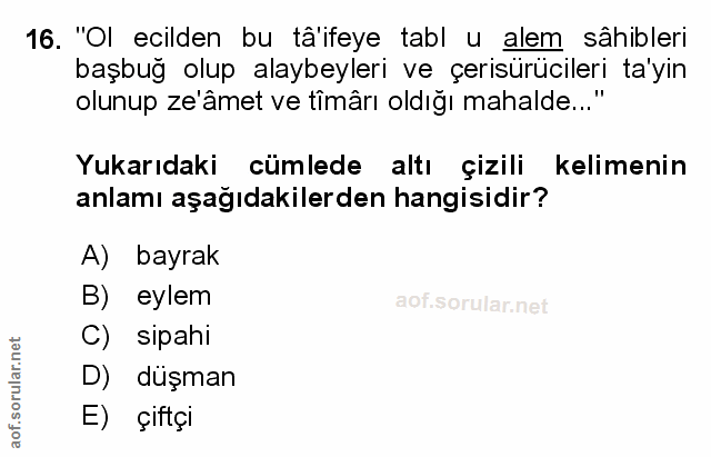 Soru 16