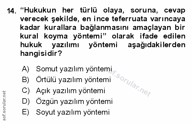 Soru 14