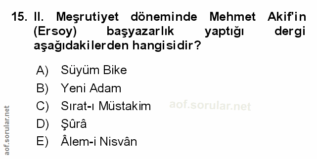 Soru 15