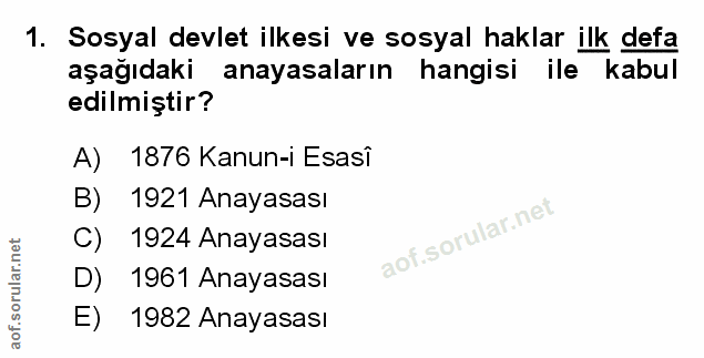 Soru 1