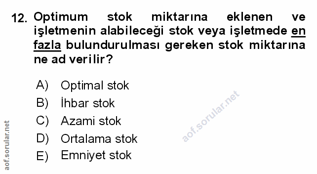 Soru 12