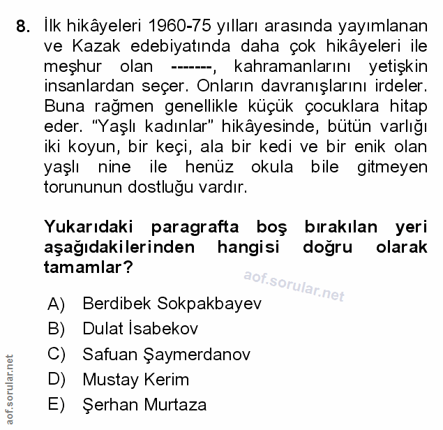 Soru 8
