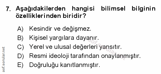 Soru 7