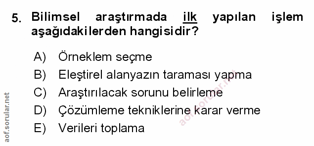 Soru 5
