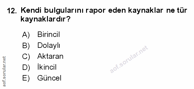 Soru 12