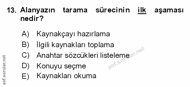 Soru 13