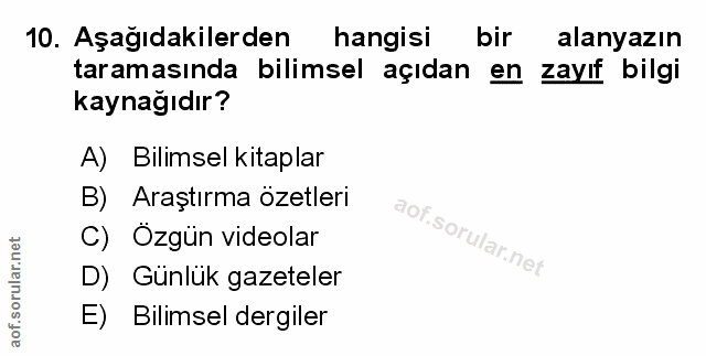 Soru 10